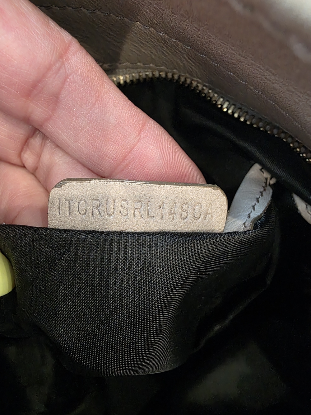 Burberry Beige and Gray Plaid Shoulder Bag with Stud Trim - Picture 10 of 17